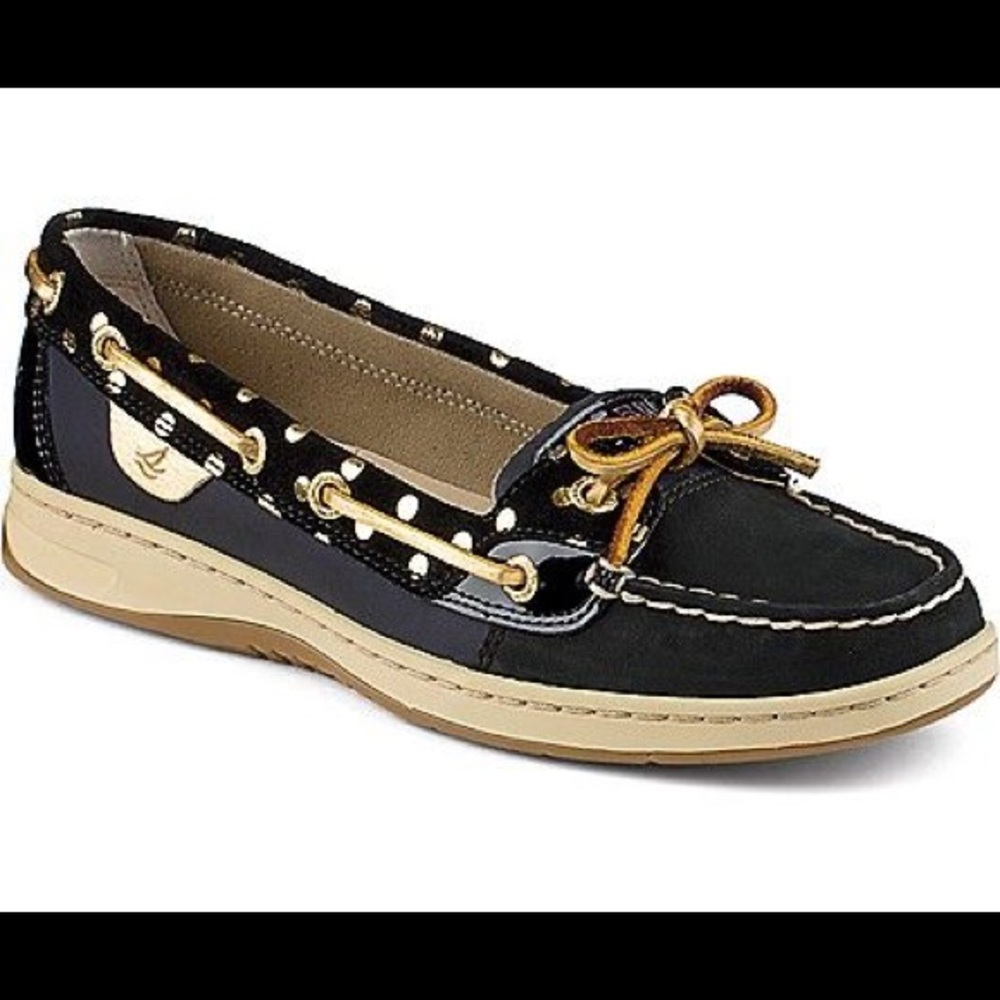 Sperry Top-Sider: Angelfish foil dot navy